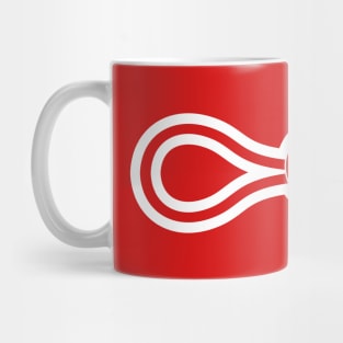 Rock climbing figure 8 knot Mug